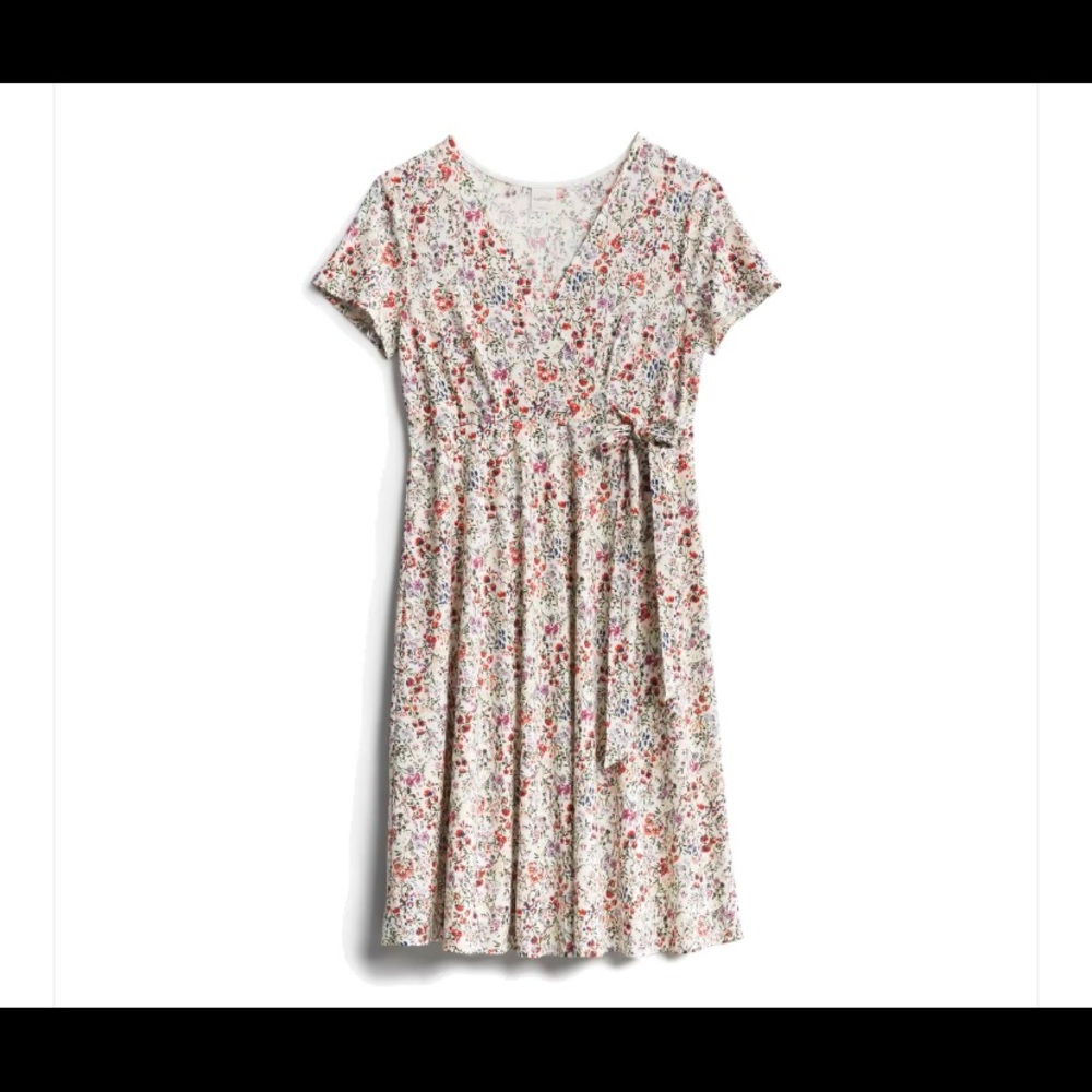 Charlotte Maternity short sleeve dress